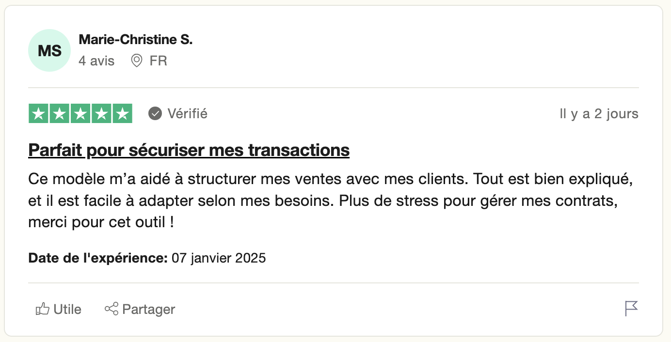 modèle de contrat de vente d'œuvre d'art